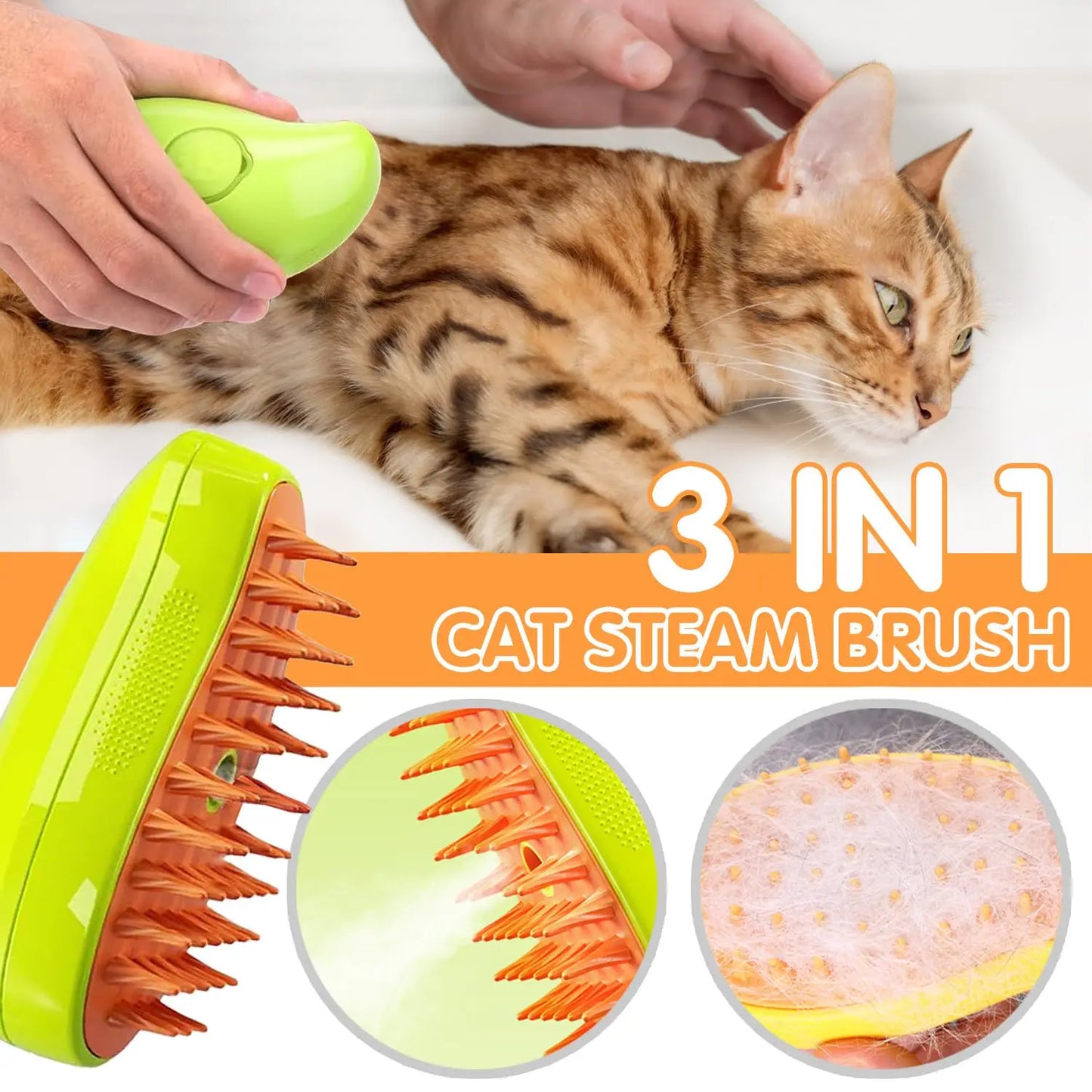 Pet Grooming Comb Pets Cat Dog Grooming Brush Steamy Cepillo Para Gato Dog Massage Comb cepillo para Perro Dog perro Accessories