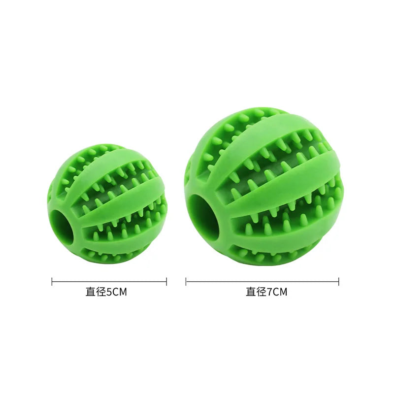 Pet Dog Chew Toys Dog Ball Toys Pet Puppies Large Dog Tooth Natural Rubber  Clean Food Ball Toy Dogs Accessoires